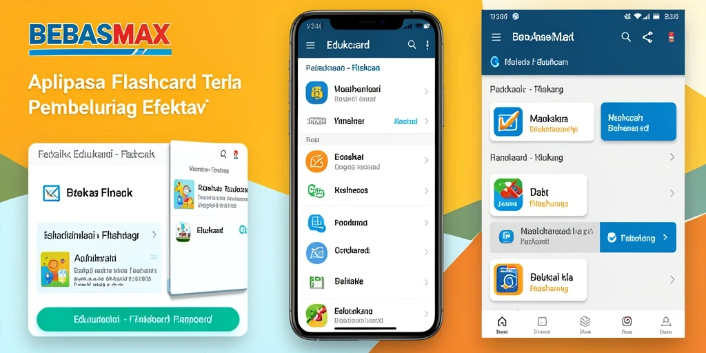 Tampilan antarmuka aplikasi BEBASMAX yang user-friendly dan interaktif.