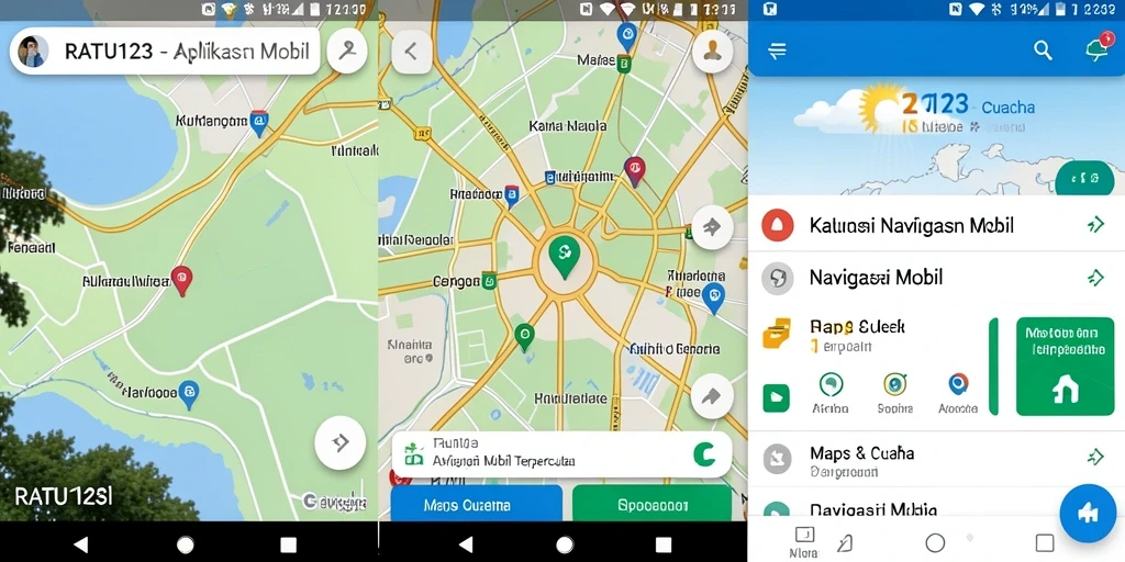 Antarmuka aplikasi RATU123 yang intuitif dan informatif.
